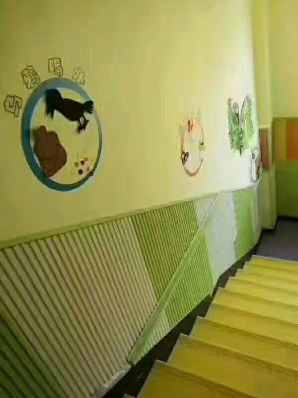 厂家供应幼儿园学校生态木长城板墙裙木塑护墙板环保_产品_世界工厂网