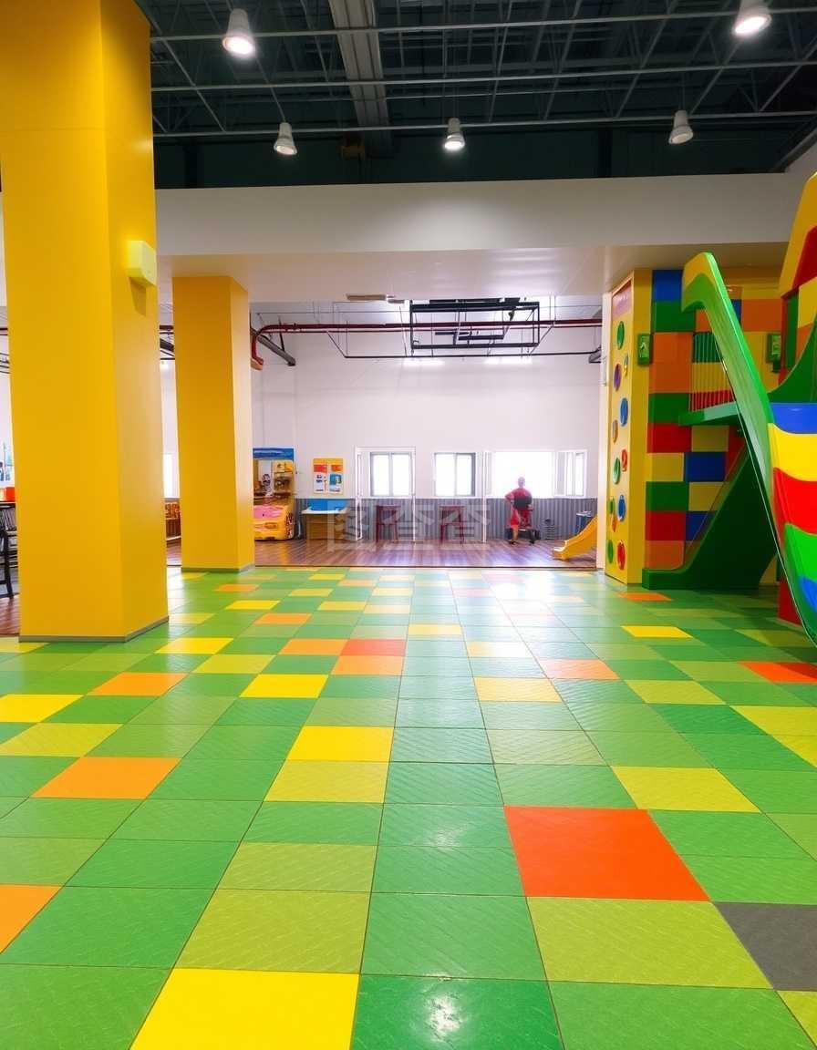 幼儿园悬浮拼装地板