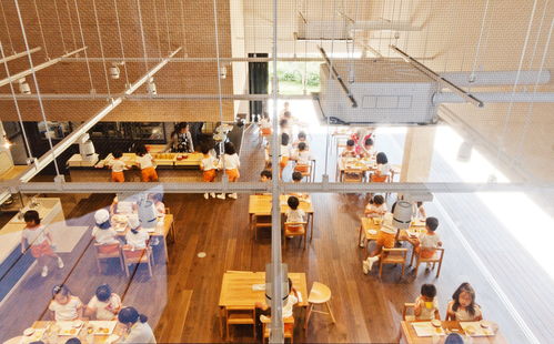 厨房和餐厅对于食育很重要,看日比野如何设计幼儿园的厨房和餐厅