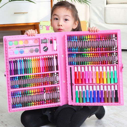 工具画画水彩笔学习用品可水洗幼儿园儿童学生绘画彩色笔套装礼盒
