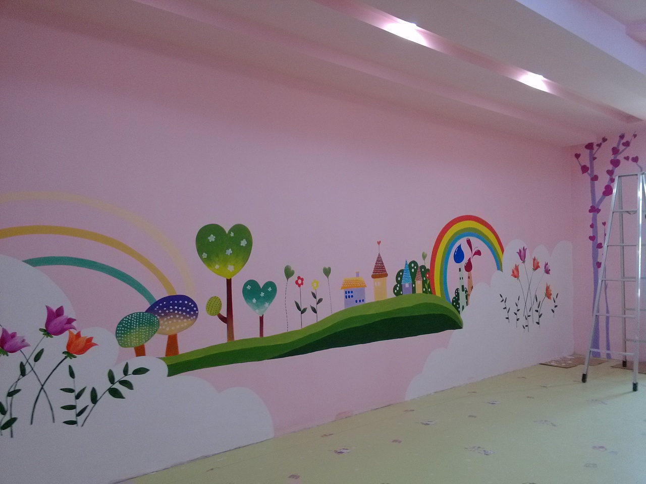 六安幼儿园彩绘 六安幼儿园墙绘 六安非鱼墙绘出品|其他|墙绘/立体画|非鱼墙体彩绘广告 